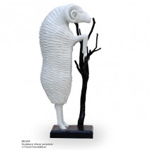 Bélier  Sculpture résine 177cmX73cmX80cm
