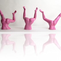 Jambes  3 sculptures résine 100cmX40cm