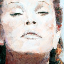 Moi étoile  Huile sur toile 110X70cm