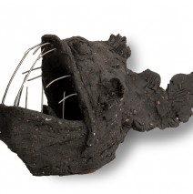 Poisson 1 Sculpture en grès 25cm