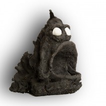 Poisson 2   Sculpture en grès 25cm