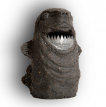 Poisson 3  Sculpture en grès 25cm