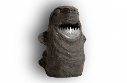 Poisson 3  Sculpture en grès 25cm