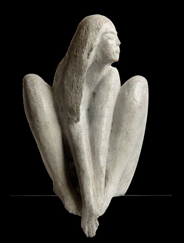 Rêverie  Sculpture bronze 50cm