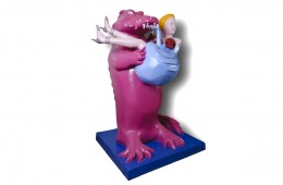 Mariage royal Sculpture résine acrylique et polyester 190 cm