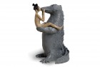 Le baiser Sculpture bronze 32cmX20cmX18cm
