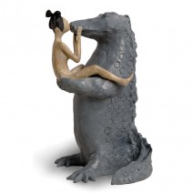 Le baiser Sculpture bronze 32cmX20cmX18cm