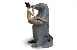 Le baiser Sculpture bronze 32cmX20cmX18cm